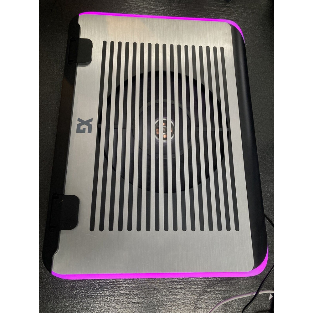 Xtreme Gaming XG-CF581 8070819 10 A17 LED Laptop Cooling Fan Tested Works Read